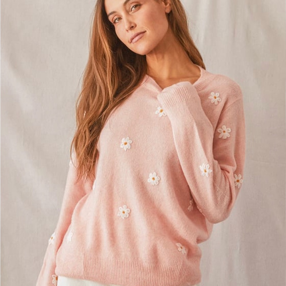 Lush Floral Sweater